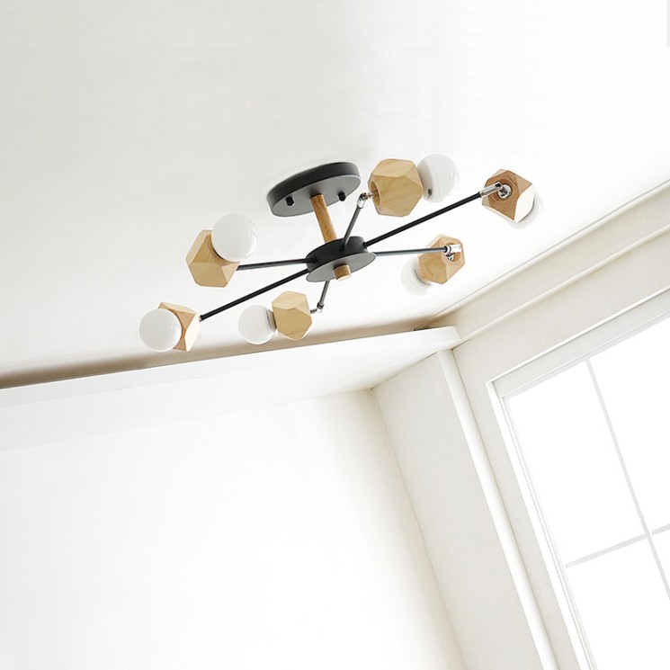 Люстра на штанге JX D78 White