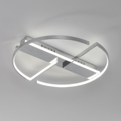 Потолочный светодиодный светильник Eurosvet Griff 90233/2 хром